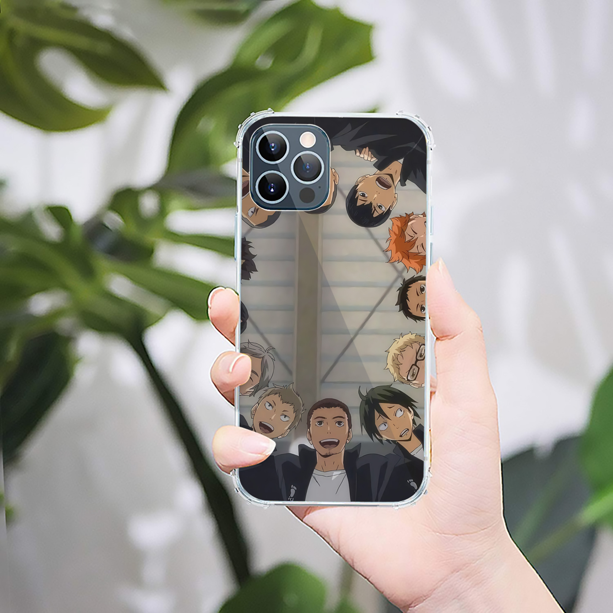 （画像用） ハイキュー!! Haikyu!! 【iPhone 12シリーズ対応】透明スマホケース（クリアソフトケース）